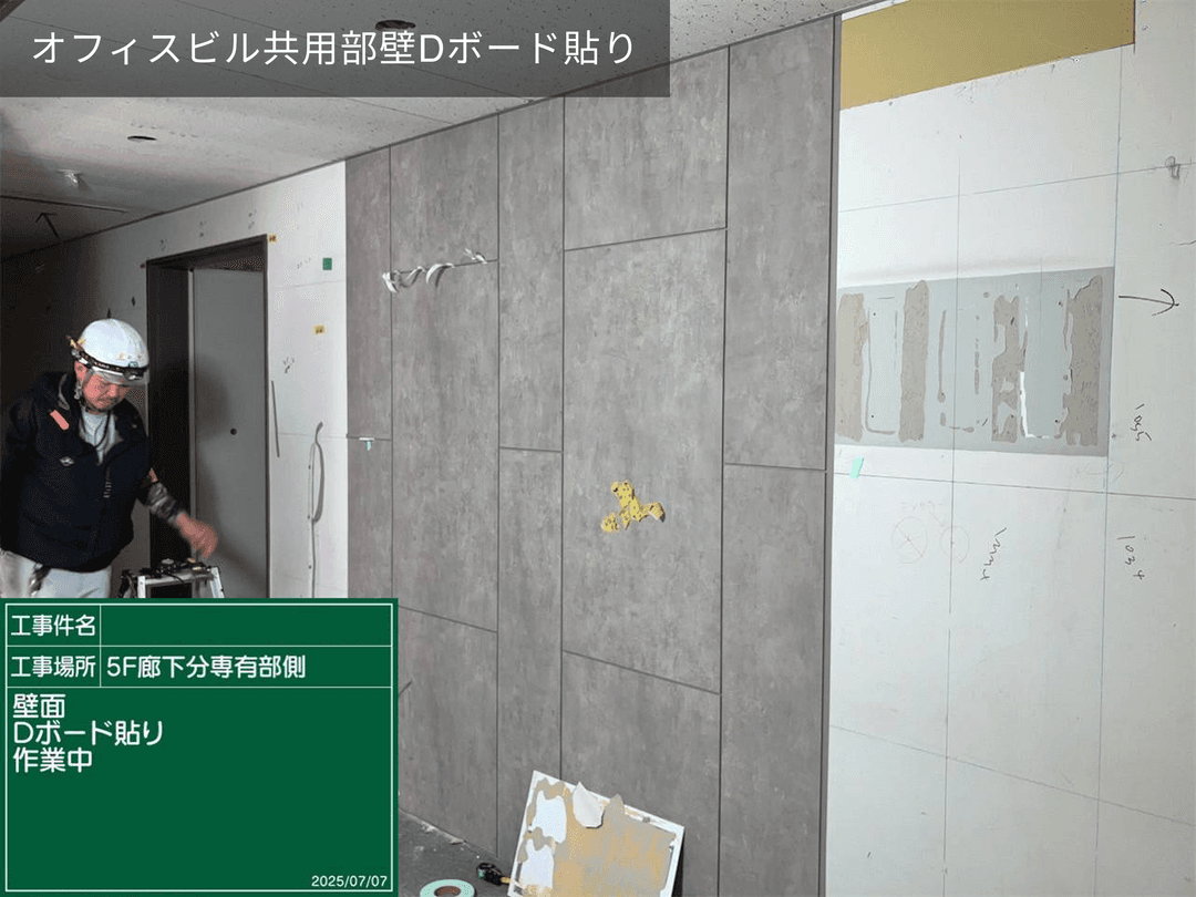 作業中